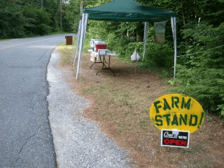 roadside farm stand